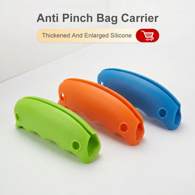 Tragbarer Silikon-Einkaufstaschengriff Bequemer Einkaufstaschenhalter Anti-Schmerz Arbeitssparender Träger für schwere Taschen